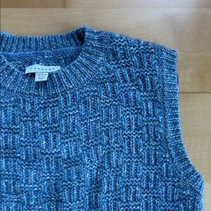 Topshop Blue Sweater Vest